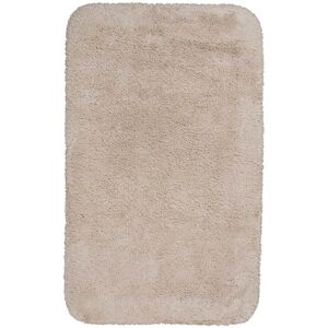 Wecon Home Basics Tapis de bain doux beige sable coton 70x120 Beige 70x120x70cm