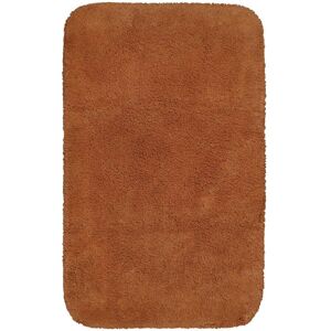 Wecon Home Basics Tapis de bain doux terracotta coton 70x120 Cuivre 70x120x70cm