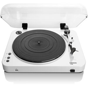 Lenco Platine vinyle avec encodage usb direct blanc Blanc 36x12x42cm