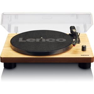 Lenco Platine vinyle avec haut-parleurs intégrés et encodage usb Marron 33x12x41cm