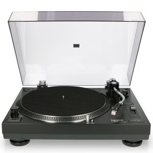 Lenco Platine vinyle à entraînement direct avec encodage noir Noir 37x15x45cm