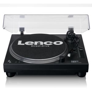 Lenco Platine à entraînement direct avec encodage usb et pc noir Noir 35x16x43cm