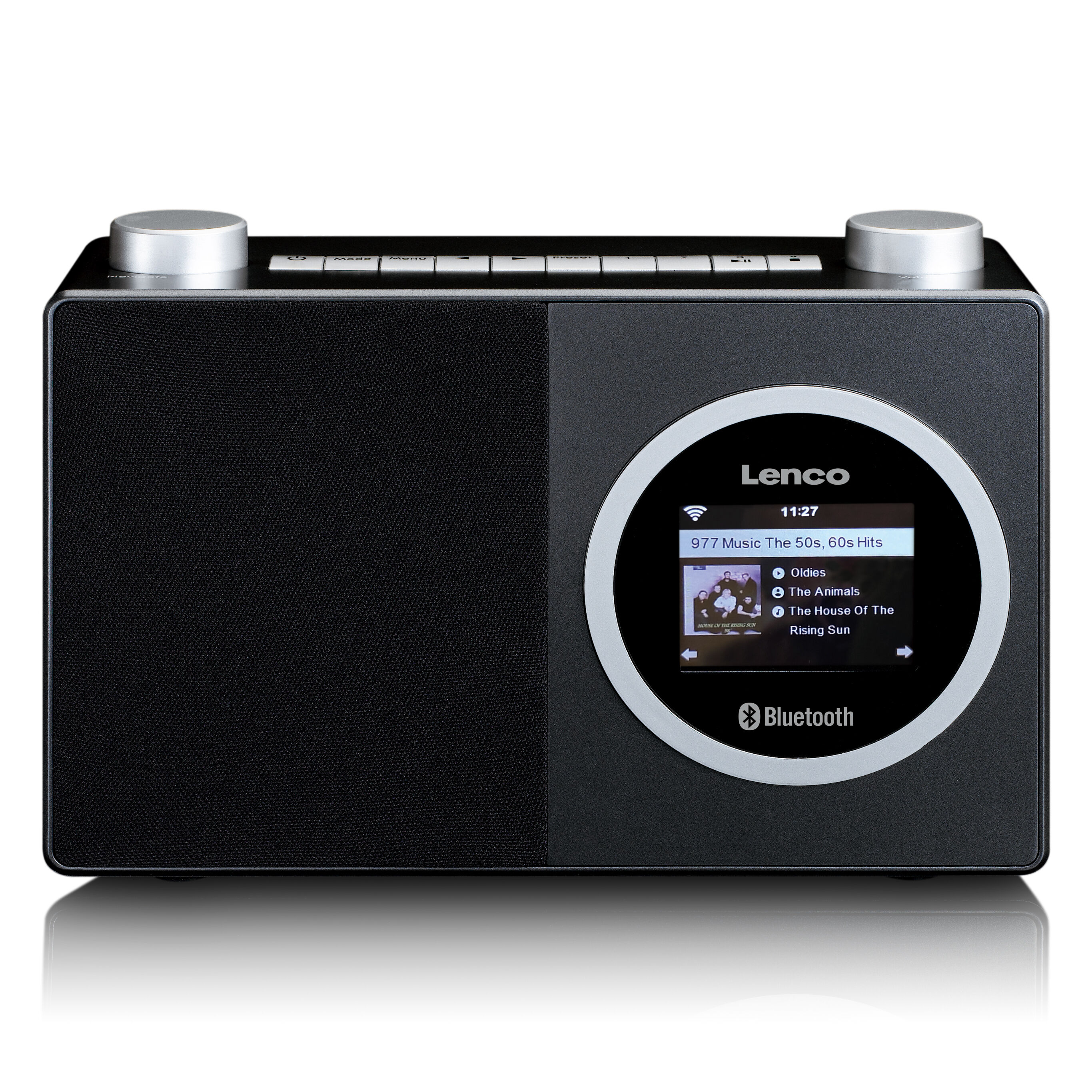 Lenco Radio internet avec écran couleur et bluetooth noir Noir 7x15x21cm