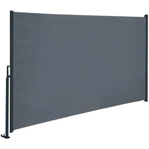 Ideprice Brise-vue enroulable 1.6 x 3 m Gris 300x160x9cm