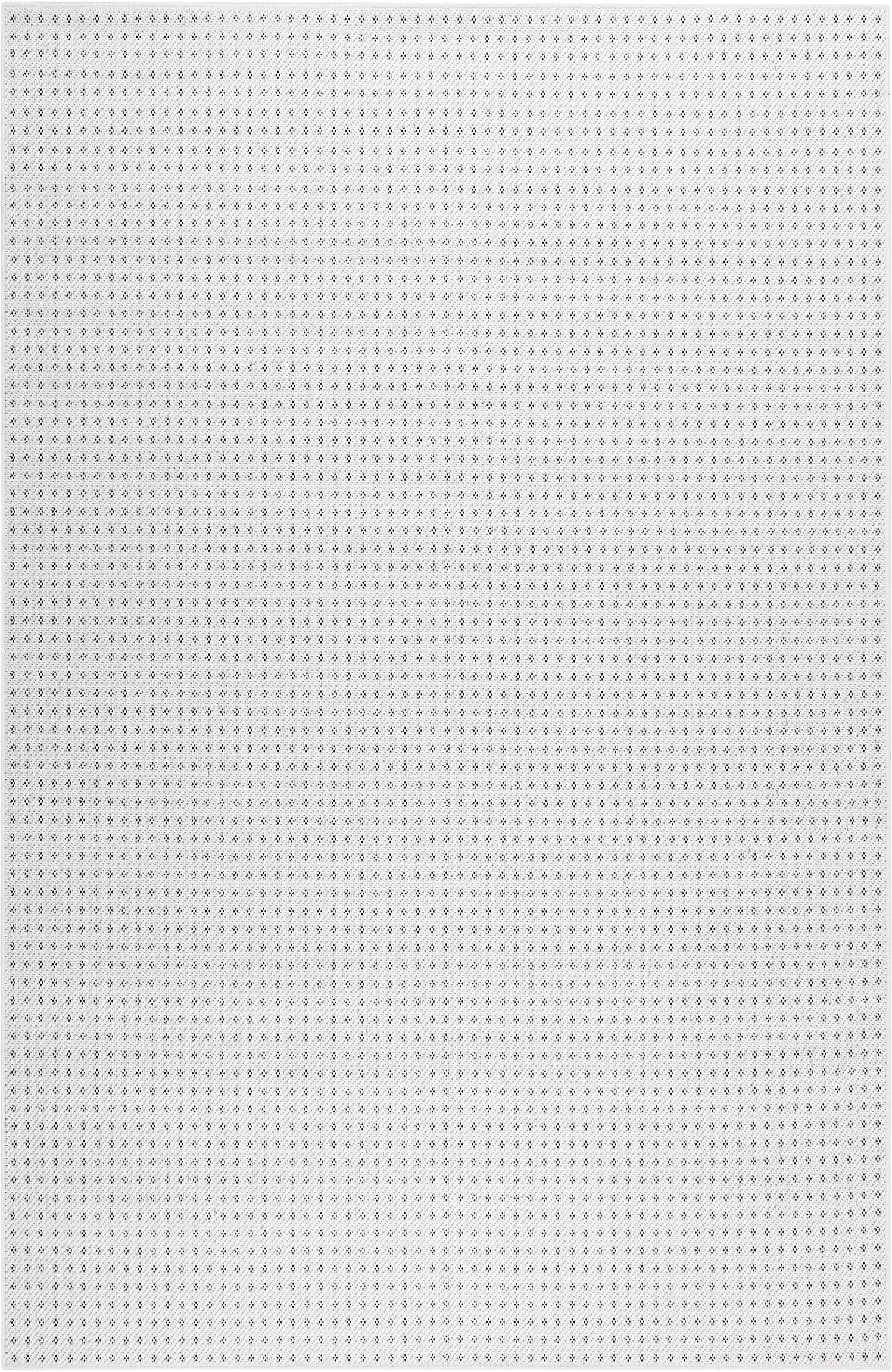 Esprit Tapis exterieur tissé plat motif discret blanc et noir 160x225 Blanc 160x225x160cm