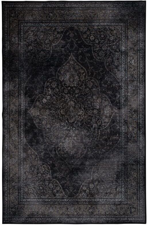 Dutchbone Tapis 170x240cm en tissu foncé Gris 170x1x240cm