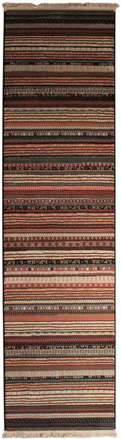 Zuiver Tapis de salon vintage Dark marron 67x245 cm Marron 67x1x245cm