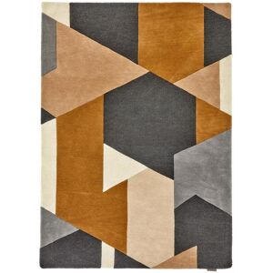 Harlequin Tapis salon en laine Fait main 200x280 Orange Orange 280x17x200cm