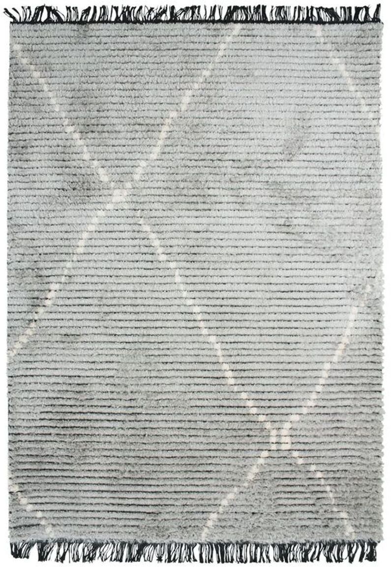 The Deco Factory Tapis tout doux lignes beige et gris clair 160x230 Gris 230x160x160cm