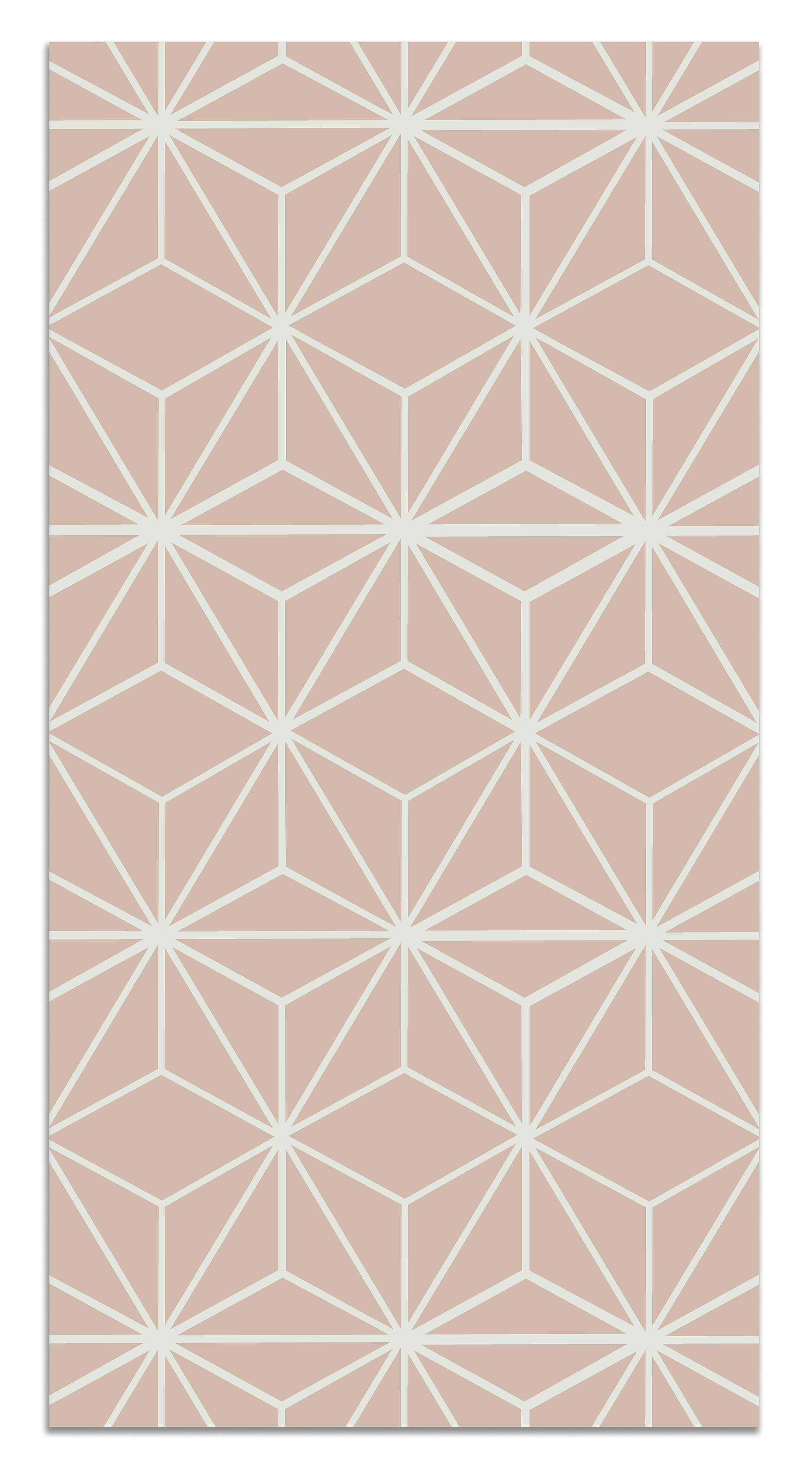 Home and Living Tapis vinyle lignes d'étoiles roses 160x230cm Rose 230x0x160cm