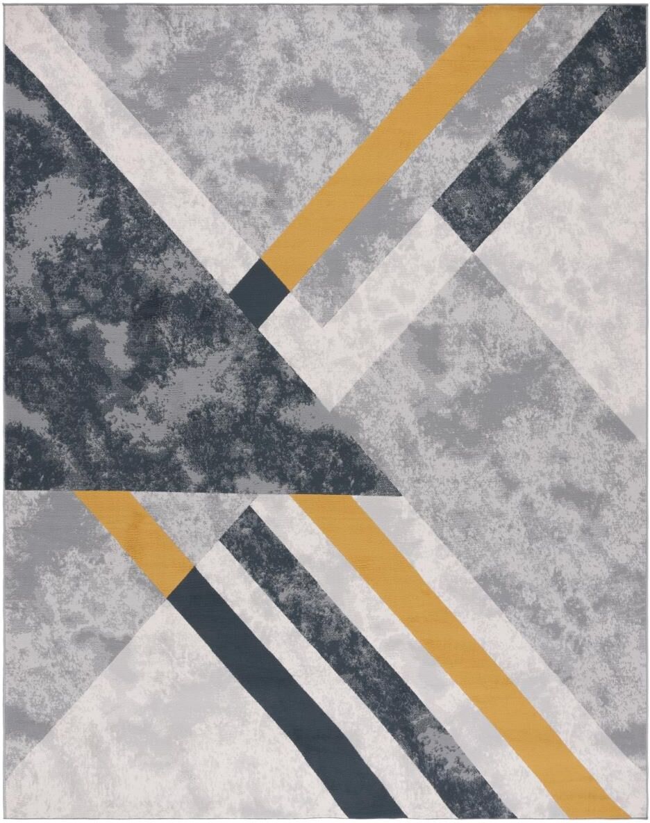 Safavieh Tapis d'intérieur en Gris & Or Noir, 244 X 305 cm Gris 305x1x245cm