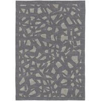 Rodier Tapis décoratif en coton impression digital gris 140×200 cm Gris 200x200x140cm