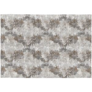 Rugs&Rugs Tapis décoratif en coton en impression digital gris 160x230 cm Gris 230x160x230cm