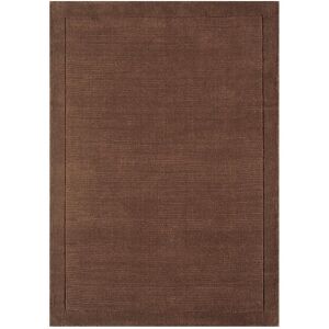 Novatrend Tapis tufté main en laine marron chocolat 160x230 cm Marron 160x0x230cm