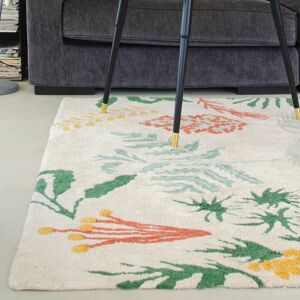 Lorena Canals Tapis coton lavable plantes et fleurs 170x240cm Vert 240x3x170cm