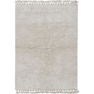 Lorena Canals Tapis lavable en laine grise 120 x 170 Blanc 170x2x120cm