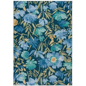 Novatrend Tapis moderne en polyester bleu 120x170 cm Bleu 170x0x120cm