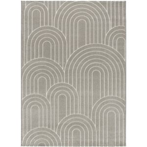 Unitrama Tapis géométrique gris, 160X230 cm Gris 230x1x160cm