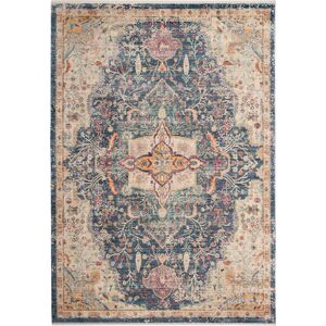 Safavieh Tapis de salon interieur en bleu & violet, 152 x 244 cm Bleu 245x1x150cm