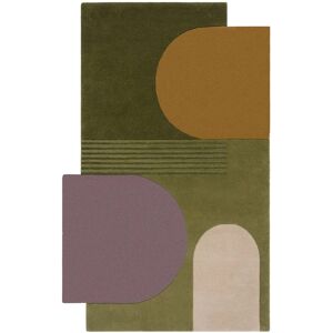 Novatrend Tapis de salon moderne en laine vert 120x170 cm Vert 170x0x120cm