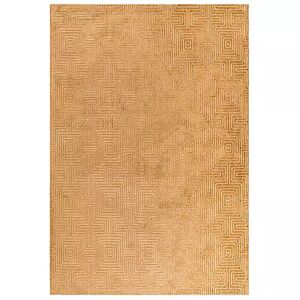 Novatrend Tapis de salon en viscose orange 200x290 cm Orange 290x0x200cm