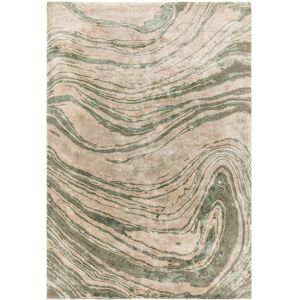 Novatrend Tapis de salon en viscose vert 240x340 cm Vert 340x0x240cm