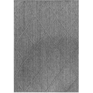 STUDIO DECO Tapis effet jute naturel à relief losanges gris 160x230cm Gris 230x1x160cm