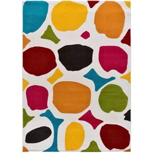 Atticgo Tapis aux formes géométriques multicolores, 160X230 cm Multicolore 230x1x160cm