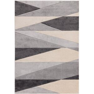 Novatrend Tapis de salon moderne gris 200x290 cm Gris 290x0x200cm