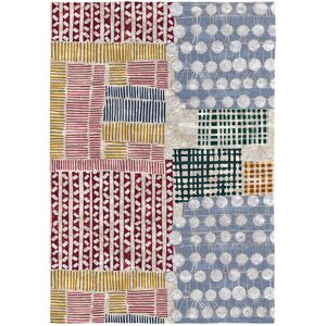 Rodier Tapis decoratif en coton imprime motifs graphiques 160x230 cm Multicolore 230x230x160cm