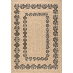 Nazar Tapis intérieur et extérieur effet jute motif géométrique noir 120x170 Noir 170x1x120cm - Publicité Nazar Tapis intérieur et extérieur effet jute motif géométrique noir 120x170 Noir 170x1x120cm - Publicité