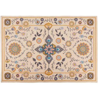 Maisons du Monde Tapis d'extérieur beige et motifs multicolores 160x230 Multicolore 160x230cm - Publicité Maisons du Monde Tapis d'extérieur beige et motifs multicolores 160x230 Multicolore 160x230cm - Publicité