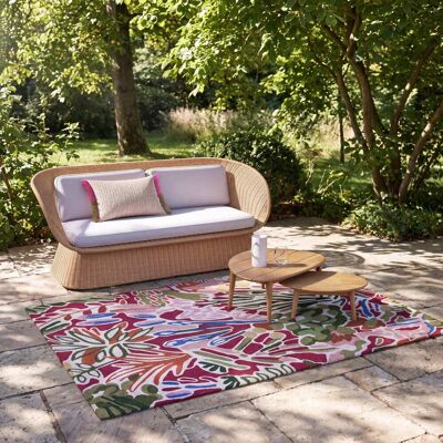 Maisons du Monde Tapis d'extérieur motif végétal multicolore, 160x230 cm Multicolore 160x230cm - Publicité Maisons du Monde Tapis d'extérieur motif végétal multicolore, 160x230 cm Multicolore 160x230cm - Publicité