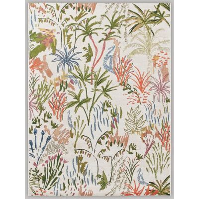 Maisons du Monde Tapis d'extérieur motif végétal multicolore, 140x200 cm Multicolore 140x200cm - Publicité Maisons du Monde Tapis d'extérieur motif végétal multicolore, 140x200 cm Multicolore 140x200cm - Publicité