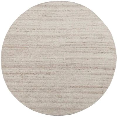 THEKO Tapis berbère en laine naturelle - mélange D190 cm Beige 190x1x190cm - Publicité THEKO Tapis berbère en laine naturelle - mélange D190 cm Beige 190x1x190cm - Publicité