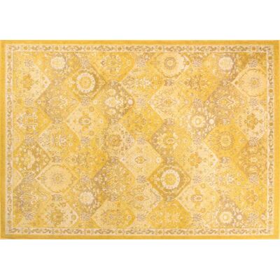 Nazar Tapis salon vintage - poils court et doux jaune 120x170 Jaune 170x1x120cm - Publicité Nazar Tapis salon vintage - poils court et doux jaune 120x170 Jaune 170x1x120cm - Publicité