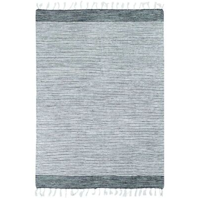 Deco Factory TERRA COTTON - Tapis ethnique gris - Publicité Deco Factory TERRA COTTON - Tapis ethnique gris - Publicité