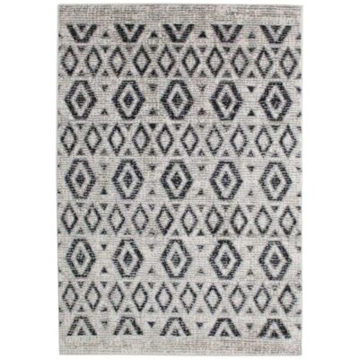 The Deco Factory Tapis esprit scandinave à motifs losanges gris beige 120x170 Beige 170x1x120cm - Publicité The Deco Factory Tapis esprit scandinave à motifs losanges gris beige 120x170 Beige 170x1x120cm - Publicité