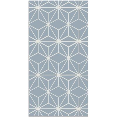 Panorama - Vinílica Azul 140x200cm Líneas Estrellas - tapis - Publicité Panorama - Vinílica Azul 140x200cm Líneas Estrellas - tapis - Publicité