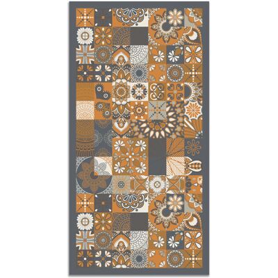 Panorama - Hidráulica - Orange - 120x170cm - Vinyl rug - Publicité Panorama - Hidráulica - Orange - 120x170cm - Vinyl rug - Publicité