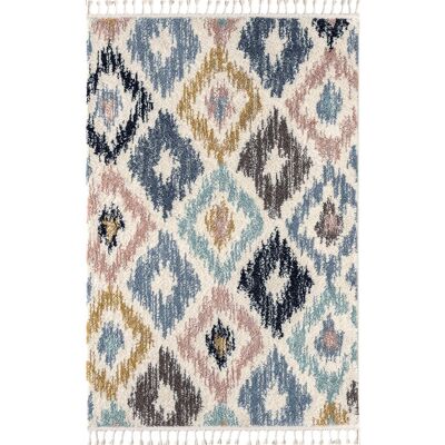 Nazar Tapis salon berbere 160x230 multicolore motif géométrique losange Multicolore 230x3x160cm - Publicité Nazar Tapis salon berbere 160x230 multicolore motif géométrique losange Multicolore 230x3x160cm - Publicité