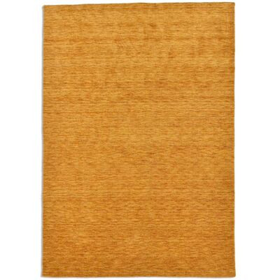 THEKO Tapis salon - tissé main - 100% laine naturelle - or 170x240 cm Doré 240x1x170cm - Publicité THEKO Tapis salon - tissé main - 100% laine naturelle - or 170x240 cm Doré 240x1x170cm - Publicité