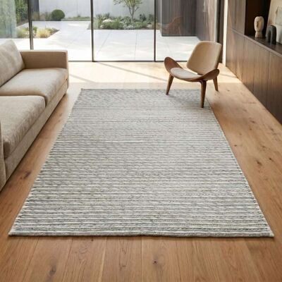 Le Tapis Caravelle de The Deco Factory - Laine, Jute, Coton - 120x170cm - Beige - Publicité Le Tapis Caravelle de The Deco Factory - Laine, Jute, Coton - 120x170cm - Beige - Publicité