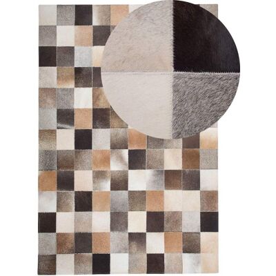 Tapis patchwork multicolore Beliani - 160x230cm - Résistant - Publicité Tapis patchwork multicolore Beliani - 160x230cm - Résistant - Publicité