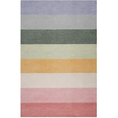 Smart Kids Tapis enfant à poil ras et rayures multicolores 70x140 Multicolore 70x140x70cm - Publicité Smart Kids Tapis enfant à poil ras et rayures multicolores 70x140 Multicolore 70x140x70cm - Publicité