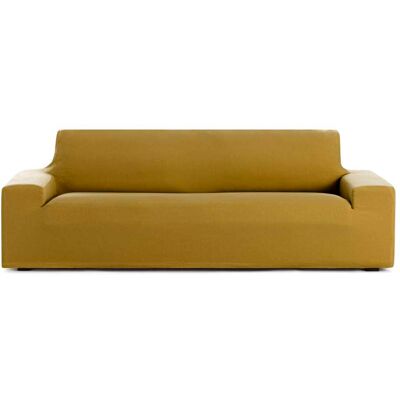 Eysa Housse de canapé 3 places extensible moutarde 180 210 cm Jaune 210x110x70cm - Publicité Eysa Housse de canapé 3 places extensible moutarde 180 210 cm Jaune 210x110x70cm - Publicité