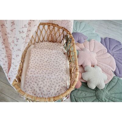 ReCollection Tapis de sol en velours, bloom house Rose 110x3x110cm - Publicité ReCollection Tapis de sol en velours, bloom house Rose 110x3x110cm - Publicité