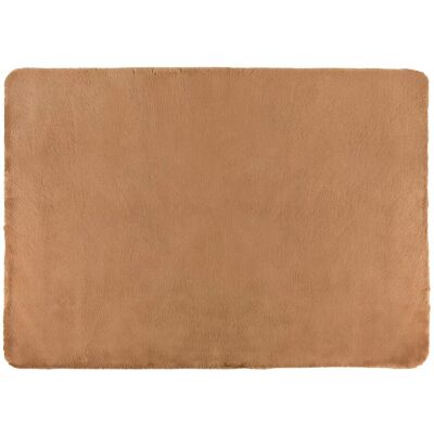Vivaraise Tapis en polyester camel 120 x 170 cm Marron 170x120x120cm - Publicité Vivaraise Tapis en polyester camel 120 x 170 cm Marron 170x120x120cm - Publicité
