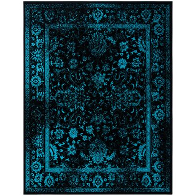 Safavieh - 245x305cm - Noir/Turquoise - 245x305cm - Rug - Publicité Safavieh - 245x305cm - Noir/Turquoise - 245x305cm - Rug - Publicité