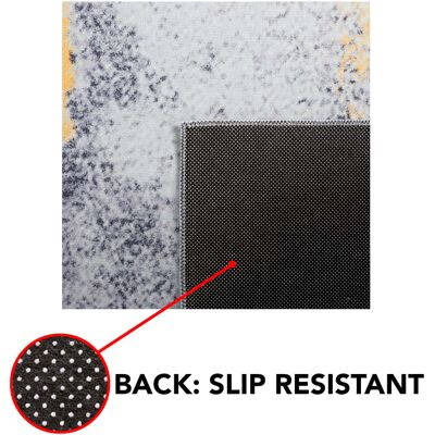 Tapis en polyester Safavieh - Gris/Or 245x305cm - Publicité Tapis en polyester Safavieh - Gris/Or 245x305cm - Publicité